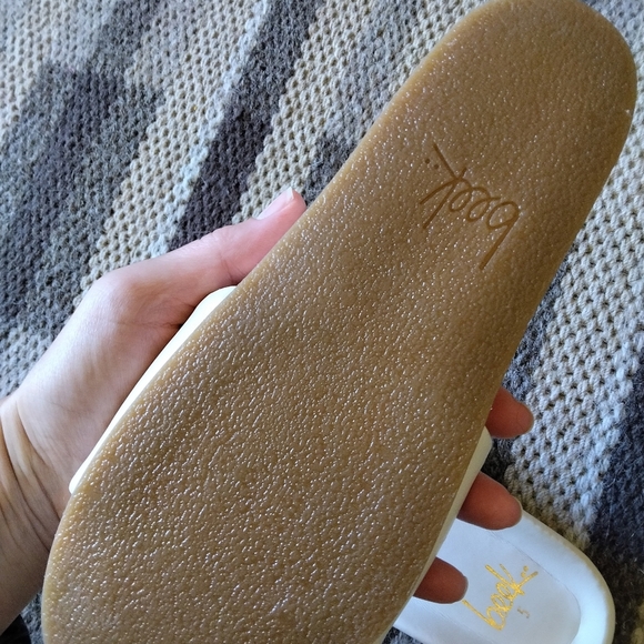 beek Women's Gallito Sandals Slides Leather Size 5 in Cream - Picture 5 of 7